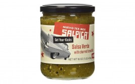 Salpica Salsa Verde with Charred Tomatillo  Glass Jar  454 grams